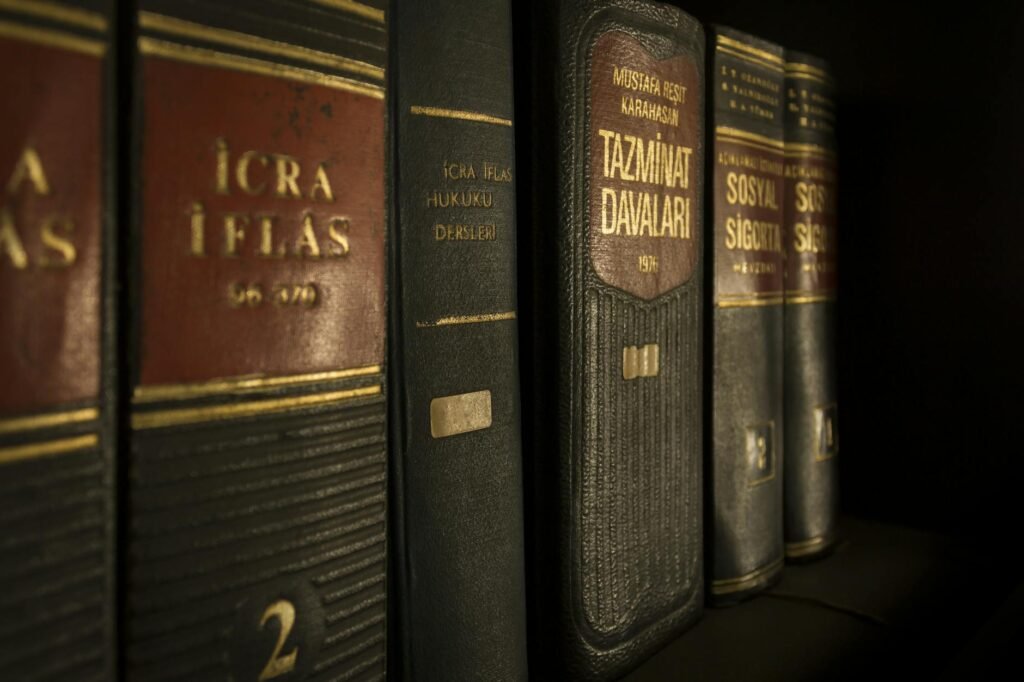 Law books