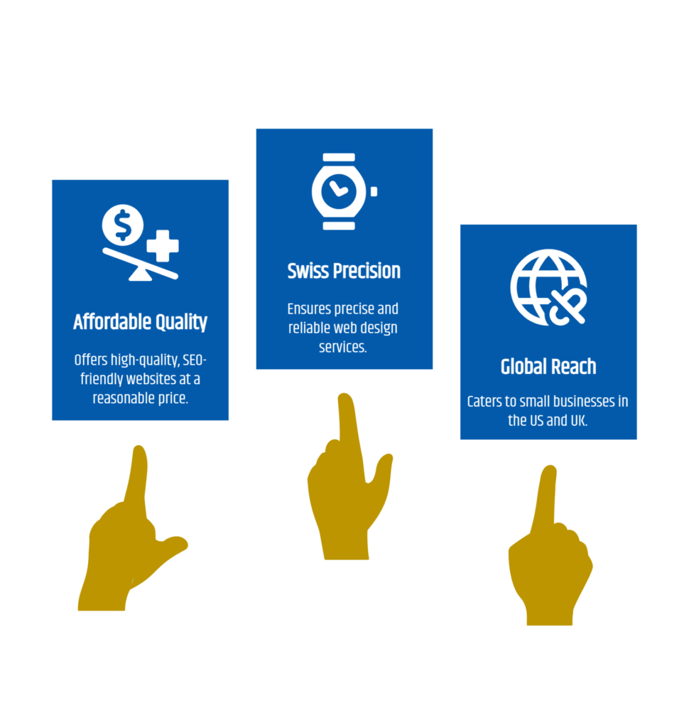 Affordable Swiss Web Design: Professional, SEO-Optimized Websites for Small Businesses Affordable Swiss web design for small businesses in the US and UK – professional, SEO-friendly websites without the premium cost.