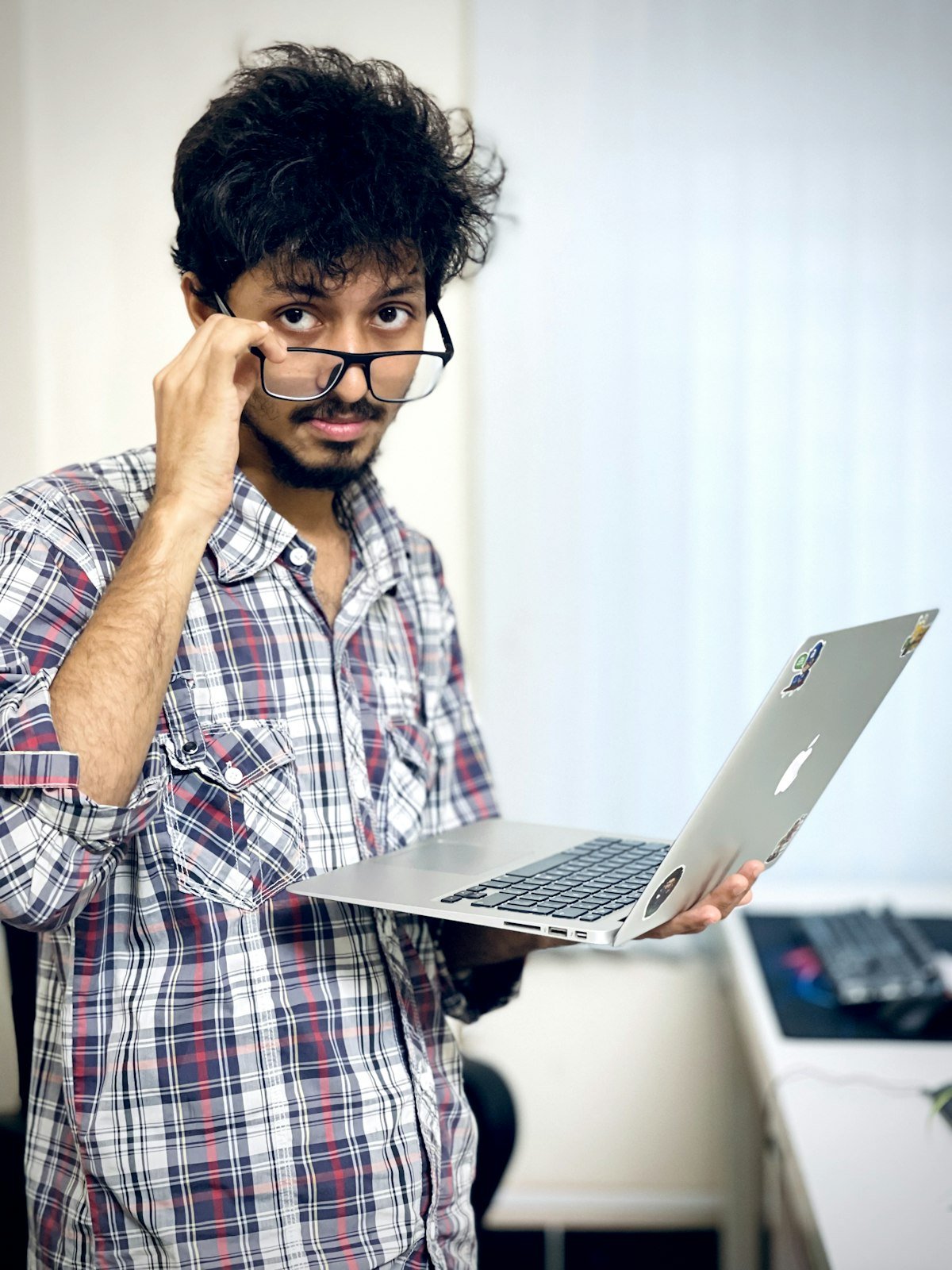 Small business owner discovering a broken site that website maintenance services would have prevented